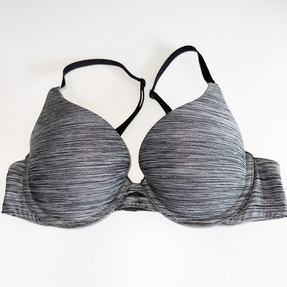 Victoria's Secret Black and Gray Bra